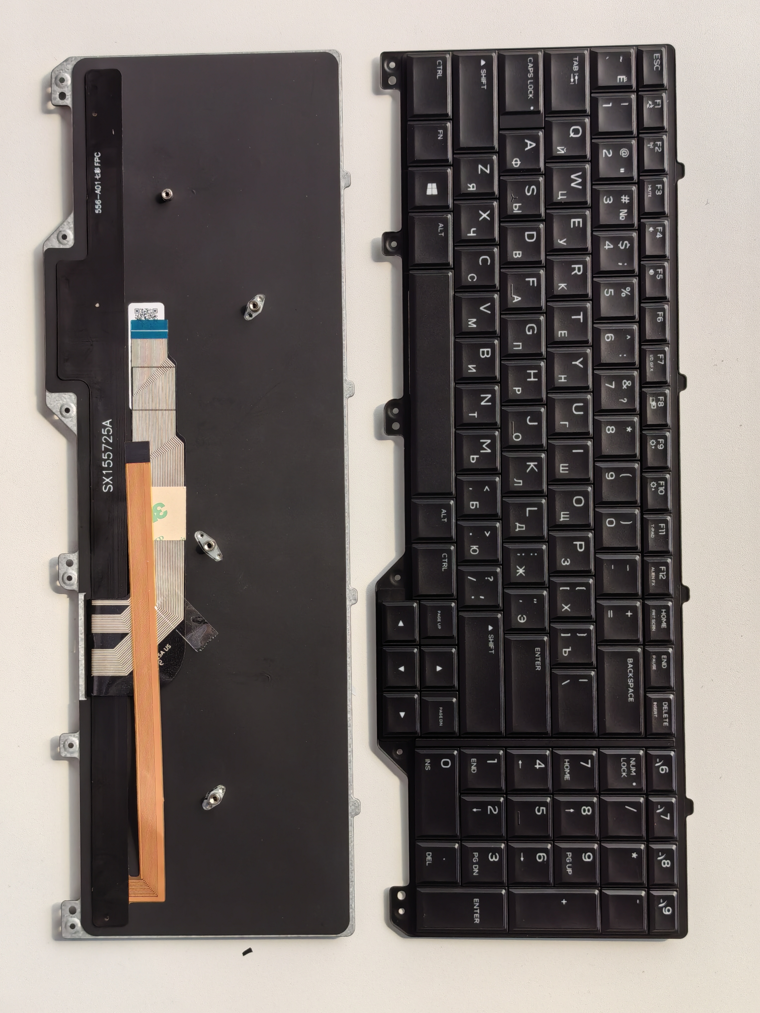 Picture of New Replacement Laptop Keyboard For DELL 17R4/17R5/P31E BLACK Backlit (OEM) RU Layout